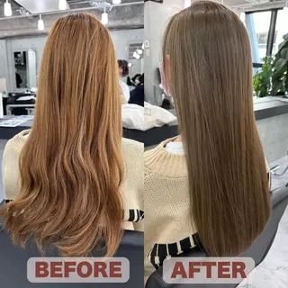 カラー Endearing 銀座/YOKOのヘアスタイル