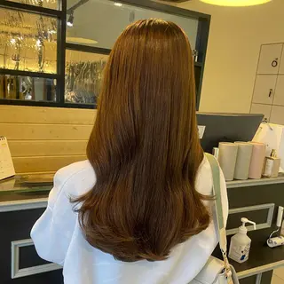 ロング カラー スナコザワ レナのヘアスタイル