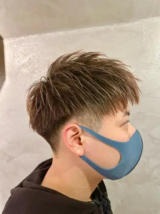 メンズ 透明感カラー/ ブリーチ無し/RYOのヘアスタイル