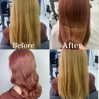 ロング カラー 髪質改善×矯正🫧 韓国ヘアasamiのヘアスタイル