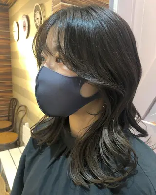 ミディアム カラー roan多々良店所属・mizuki roan多々良店のヘアスタイル