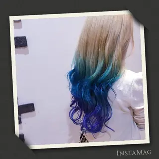 ロング カラー Hair mission【ヘアーミッション】心斎橋所属・エクステ／レイヤー 落合/心斎橋のヘアスタイル