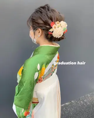 ヘアアレンジ 🌟アレンジが似合う カラー🌟Rumiのヘアスタイル