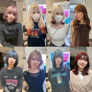 セミロング カラー 甲斐 司のヘアスタイル