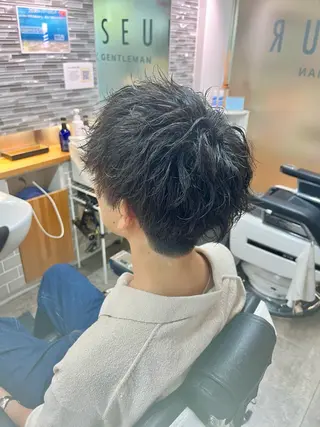 ショート パーマ FRISEUR川西所属・佐々木 優人のヘアスタイル