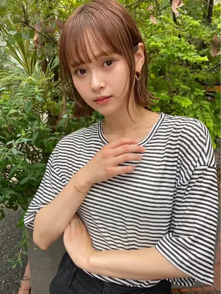 カラー quon所属・quon touko /カラー🎨⟡.·のヘアスタイル