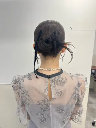 ロング ヘアアレンジ SALOWIN川崎WEST店所属・🌷川崎/アレンジ/ 暖色ボブ/コトネ🌷のヘアスタイル