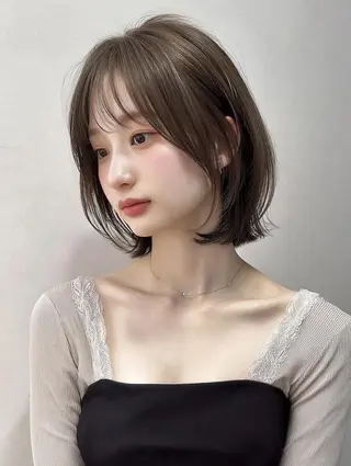 ミディアム IKU ミニボブ名古屋のヘアスタイル