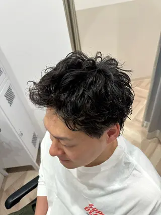 パーマ メンズ メンズパーマ メンズカット/石川のヘアスタイル