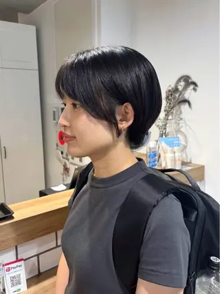 ショート 透明感カラー/ボブ /ショート/小由葵のヘアスタイル
