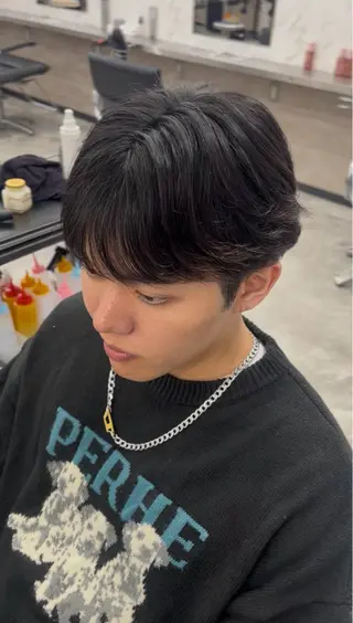 パーマ メンズ HOMME    BLANCHE所属・Seira 札幌メンズサロンのヘアスタイル