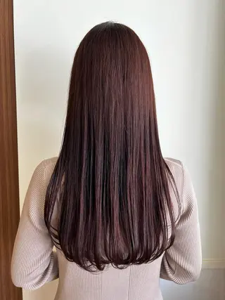 ロング カラー ながやま まいのヘアスタイル