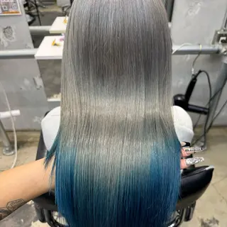 ロング カラー ☪ ‎ハイトーン信者 ☪️yumeka🪩のヘアスタイル