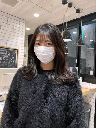 ミディアム haru/レイヤー/ ウルフのヘアスタイル