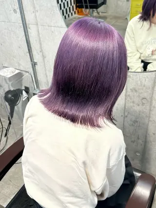 カラー ⭐️ハイトーン⭐️ 💕SAKURA💕のヘアスタイル