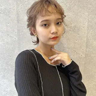 ヘアアレンジ ミディアム 🩰 柔らかいカラー tomomi🌛のヘアスタイル