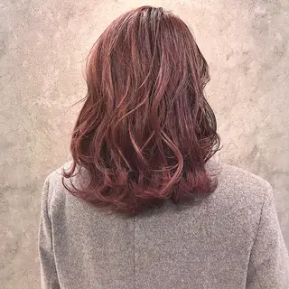 ミディアム 所渉/韓国レイヤー /ウルフカットのヘアスタイル