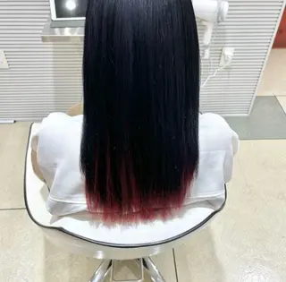 ロング カラー 透明感カラー/ くびれヘア/ユウユのヘアスタイル