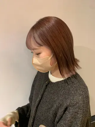 ミディアム 石田 成美のヘアスタイル