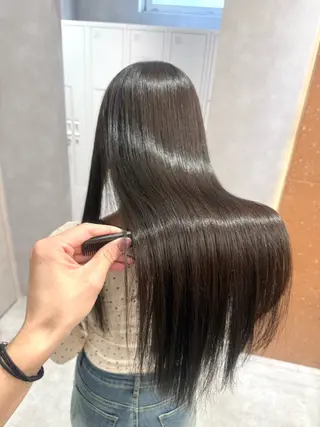 ロング salowin新宿East3階所属・艶美髪/髪質改善 /縮毛矯正/木元渓太のヘアスタイル