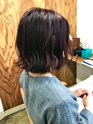 ミディアム カラー 💎髪質改善💎 デザイナーshinのヘアスタイル