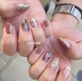 ミディアム ネイル espoir. muのネイルデザイン