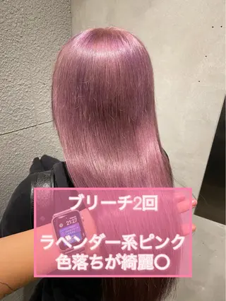 セミロング 韓国カラーエクステ 👑代表渡部雅己👑のヘアスタイル