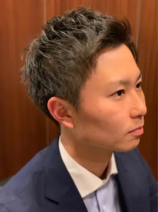 ショート メンズ HIRO GINZA barber shop福岡本店所属・ヤマダ リョウトのヘアスタイル