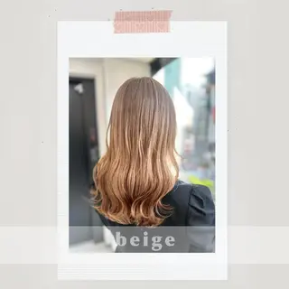 セミロング カラー ☘️ motion ALOE ☘️のヘアスタイル