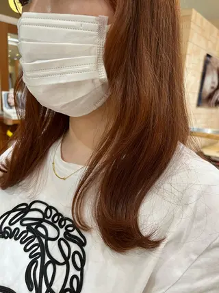 セミロング カラー ハイトーンカラー🩵 耳ツボジュエリー👂のその他イメージ