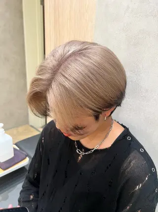 ショート カラー メンズ 茂木 未海のヘアスタイル