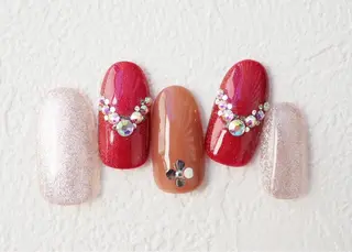 ネイル トップネイリスト Ribbon立川店のネイルデザイン