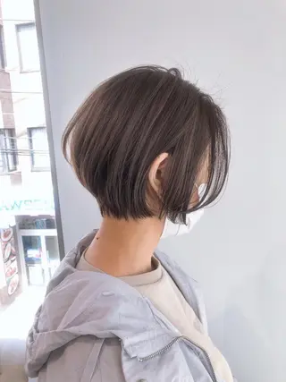ミディアム カラー シャドールーツ美容師 篠原康太のヘアスタイル