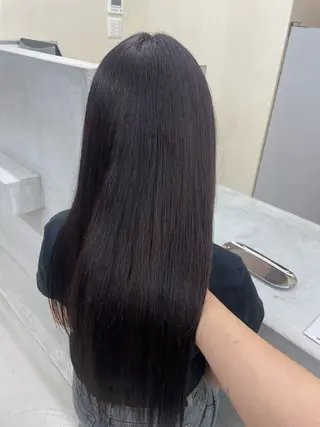 ロング カラー 松村 友里圭のヘアスタイル