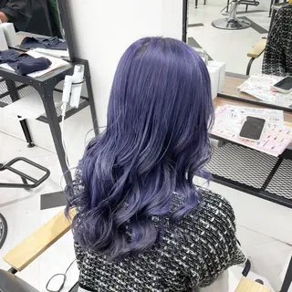 ロング カラー パーマ ヘアアレンジ メンズ mona/ ストレートスタイル✨のヘアスタイル