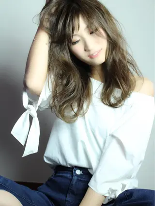 ロング 横井伴典 矢場町 メンズパーマ/カットのヘアスタイル