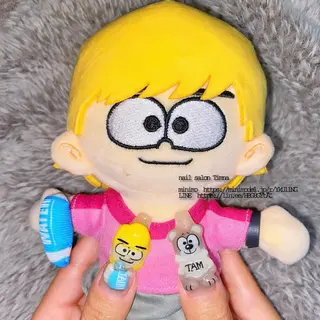 ロング NAILSALON 🍔Timna🍟のネイルデザイン