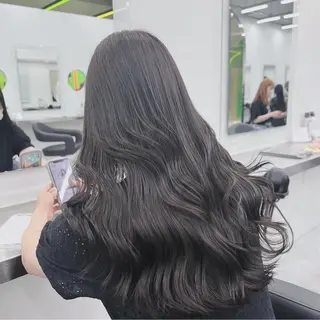 セミロング カラー ♡ハイトーンブリーチ カラーyuuna♡のヘアスタイル