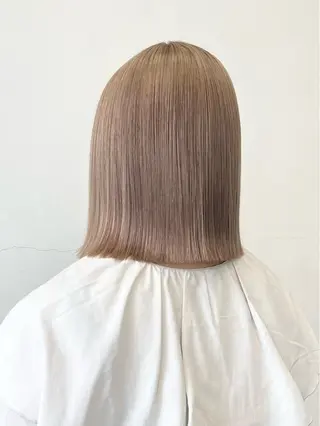 セミロング カラー HARU//原宿🤍 リピート率NO.1のヘアスタイル