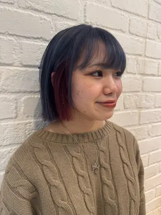 カラー カラーお任せ下さい✨ 𝙼𝙰𝙽𝙰🧸のヘアスタイル