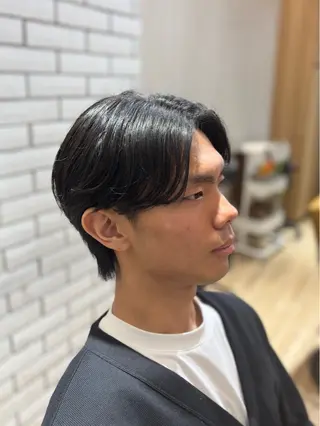パーマ メンズ メンズカット/センタ ーパート /マミヤのヘアスタイル
