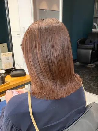 ミディアム カラー 流山おおたかの森 林悠仁のヘアスタイル