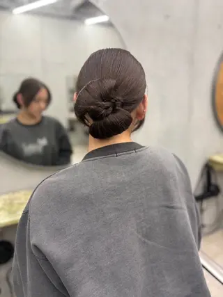 ロング ヘアアレンジ blink所属・暖色/ブラウン/ 透明感/ゆうかのヘアスタイル