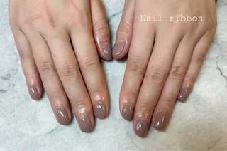ネイル ネイルリボン 笠井のネイルデザイン