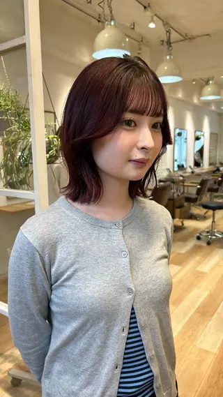 ショート カラー じゅわっと暖色カラー 🍊Moemiのヘアスタイル