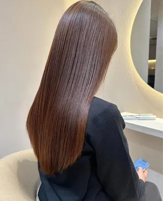 ロング カラー あさひ/艶髪 ／暖色カラーのヘアスタイル
