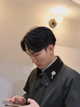 パーマ メンズ 大阪茶屋町 メンズカット関田拳のヘアスタイル