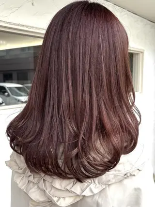 ミディアム カラー alpha松戸 🍓武田さくら🦊のヘアスタイル