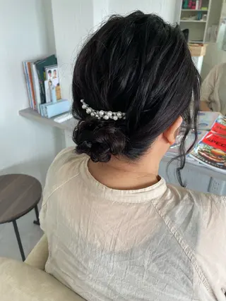 ミディアム 平松 ともみのヘアスタイル