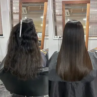 ロング パーマ 👑松山ストレート/ メンズヘア/龍仁👑のヘアスタイル